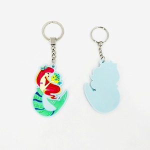 OEM Custom Soft PVC Anime Keychain Mermaid Cartoon Key Ring For <b>Bags</b> And Accessories - Product Image 1