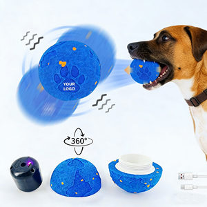 Çevre dostu E-TPU malzeme akıllı interaktif otomatik köpek topu oyuncak için orta ve büyük köpek dönen zıplayan köpek topu hareketli - Product Image 1
