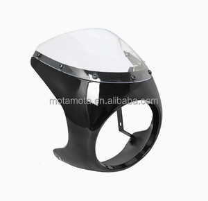 Parabrisas Personalizado Estilo Cafe Racer para Harley Davidson Touring Dyna Chopper Bobber, Nuevo <span class=keywords><strong>Faro</strong></span> Delantero para Motocicleta - Product Image 5