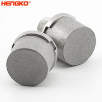 Micro-évaporateur HENGKO en acier inoxydable fritté de 0,5 micron |   Diffuseur à bulles fines pour bioréacteur pour la culture de cellules de animaux à sang chaud