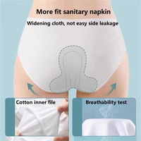 Sous-vêtements tricotés jetables pour femmes blanches emballés individuellement, confortables et respirants pour un usage quotidien