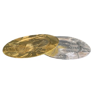 13 Round <strong>Gold</strong> Reef <strong>Charger</strong> <strong>Plates</strong> for Dinner Weddings <strong>Gold</strong> <strong>Charger</strong> <strong>Plate</strong> Plastic Reef Elegant <strong>Charger</strong> <strong>Plates</strong> - Product Image 3