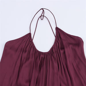 Gx11755 Boutique mùa hè sexy quần áo Boutique Halter Đen Loose maxi Dresses quần áo phụ nữ không tay thanh lịch dài Ăn mặc - Product Image 4