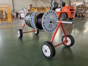 Support de bobine de câble en forme de A, pliable pour le rangement, s'adapte à toutes les fourgonnettes et voitures, distributeur universel de bobine de câble en forme de A - Product Image 6