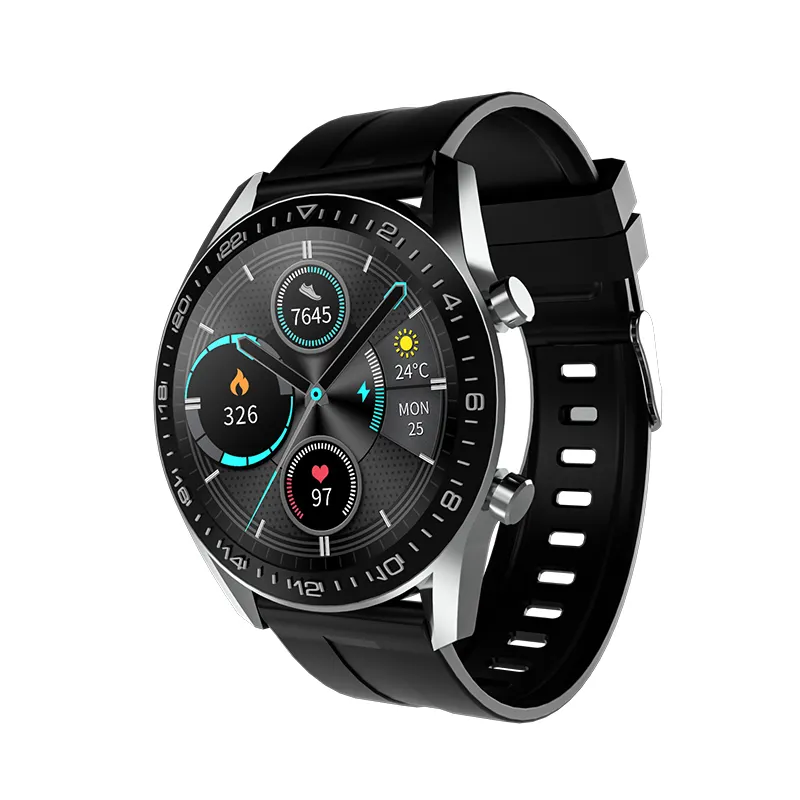 2021 Blood pressure Round waterproof amoled Smartwatch inteligente Sports Full hd display android reloj Smart watch for huawei