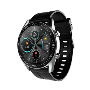 2021 Bloeddruk Ronde Waterdichte Amoled Smartwatch Inteligente Sport Full Hd Display Android Reloj Smart Horloge Voor Huawei