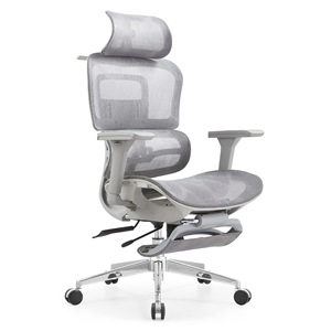 Sillas Muebles De Oficina Fashionable Comfortable Rolling Office Chair Big Size Seat <b>Mesh</b> Chair Furniture - Product Image 3