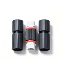 Connecteur d'extension de câble LAN PoE extérieur étanche IP68 RJ45 femelle-femelle avec verrouillage par filetage anti-poussière