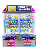 Machine à griffes personnalisable Rong Xiang en métal, à monnayeur, avec interface anglaise, pour jeu de balle
