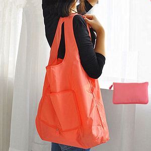Logo Customized <b>Foldaway</b> Storage Grocery <b>Bag</b> Wallet Eco-friendly Shopping <b>Bag</b> With Zipper - Product Image 5
