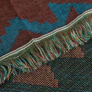 Tapiz de moda personalizado, funda de sofá, cama boho, fundas para sillón, mantas tejidas de Jacquard con flecos - Product Image 3