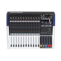 Mélangeur audio numérique à 12 canaux avec 99 effets DSP intégrés et réverbération pour le mixage professionnel