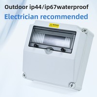 Boîte de prise industrielle portable, étanche à l'eau et à la poussière, pour utilisation sur chantier, connexions électriques, plastique