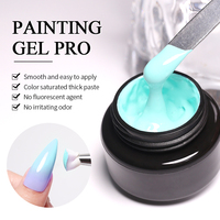 IMTITI Gel UV pour Nail Art, 23 couleurs, effet dégradé, pour transfert et gaufrage, gel de patting, très demandé