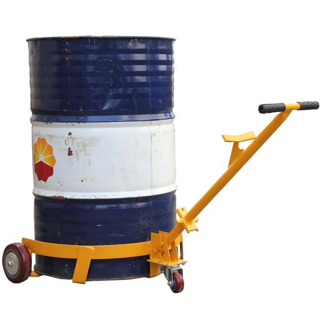 Gran oferta, carrito de tambor de aceite manual resistente portátil y resistente para transportar tambor de herramienta de tambor de aceite de plástico