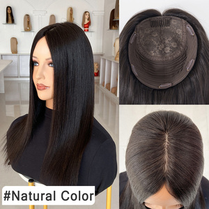 ท็อปเปอร์ผมแท้ Remy แบบไหม ระบายอากาศได้ดี ท็อปเปอร์แบบคลิปติด - Product Image 2