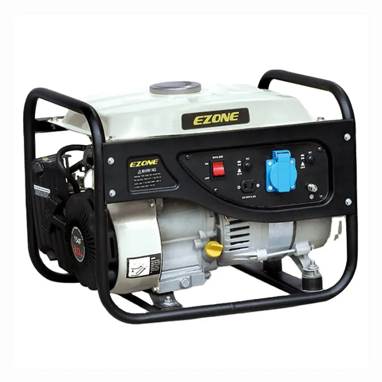 Minigenerador de gasolina para uso doméstico, EZ-1500, 220V, 156F, 99cc, 900W