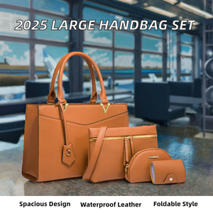 Nuevo Set de Bolsos Plegables de Gran Capacidad Unisex de Moda Europea y Americana 2026, Cuatro Piezas, Bolso Bandolera de Seda para Madre - Product Image 2