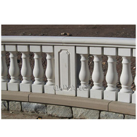 QUYANG Décoration extérieure, sculptures en pierre, garde-corps de villa, balustres en marbre blanc, main courante, garde-corps de balcon