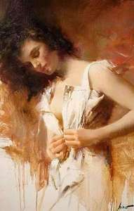 Dipinto a Numeri su Tela 'Amanti che si Baciano', Arte Murale Fai-da-Te, Pittura a Olio per Decorazione Soggiorno e Camera da Letto - Product Image 3