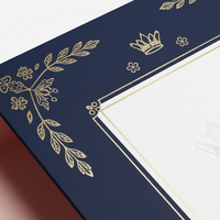 Benutzer definierte Blue Pink Gold Trim European Style Kleidung Geschenk box Magnet verschluss Tragbare recycelbare starre Box mit Prägung