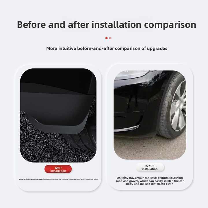 Mudguards For Tesla Model Y Juniper 2025 Car Wheel Mud Flaps Splash Guards MudFlaps Front Rear