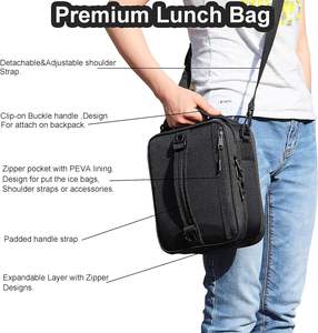 Boîte à lunch isotherme à 4 compartiments, <span class=keywords><strong>sac</strong></span> à lunch pour le sport et les loisirs, pour hommes et femmes, pour le travail et l'école - Product Image 4