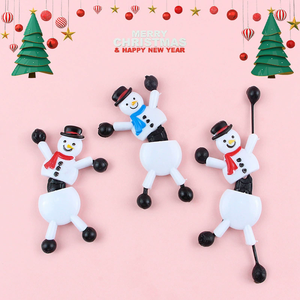Cadeau de Noël <span class=keywords><strong>Bonhomme</strong></span> de neige grimpeur mural Homme araignée collant Jouet Petit homme qui se retourne Jouet de décompression et de ventilation pour enfants - Product Image 2