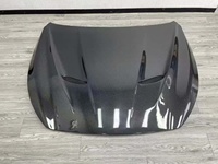Pour Infiniti Q50 : Capot en fibre de carbone avec aération de pare-chocs noire, installation par vis, amélioration de la version restylée, haute qualité, ajustement universel