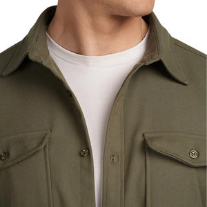 Gingtto ICO Vintage the <span class=keywords><strong>Dante</strong></span> Overshirt Venta al por mayor Camisas con logotipo personalizado Costo Camisas de manga larga Hombres - Product Image 3