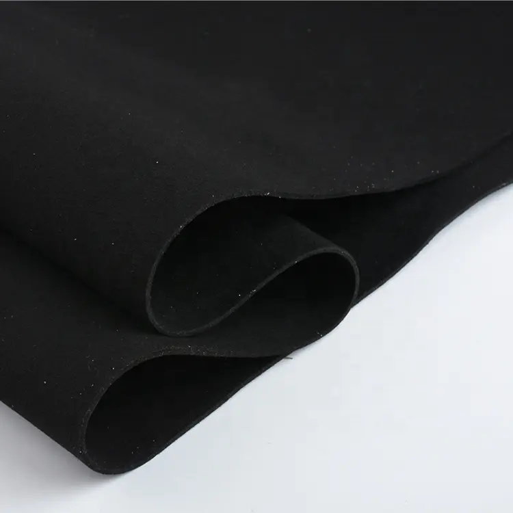 High Performance Waterproof Anti-Fouling 0.4mm-0.8mm Artificial Suede Fabric Pu Leather For Making Shoes Furniture Backpacks