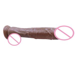 Dildo Silikon Cair Bentuk <span class=keywords><strong>Penis</strong></span> Simulasi Mulut Bengkok untuk Pasangan, Masturbator Wanita, Perlengkapan Dewasa - Product Image 4