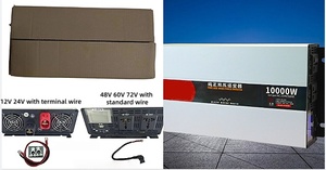 Convertisseur de courant sinusoïdal pur 12V/24V vers 110V pour voiture américaine, personnalisé, 1000W/2000W, directement du fabricant - Product Image 3