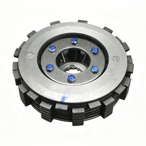 Motorrad-Kupplungsbaugruppe (Metall Silber) für Italika Vort-X300/Loncin LX300-6 Ersatzteile für Motorwartung - Product Image 1