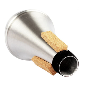 Silencio de trompeta de función silenciosa de práctica de aluminio de Color plateado de alta calidad - Product Image 3
