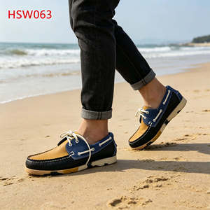 ZYF, Zapatos Náuticos Casuales Antideslizantes para Caminar por el Barrio, de Larga Duración, con Suela de Goma Resistente, Zapatos Tipo Mocasín de Moda para Niños HSW063 - Product Image 4
