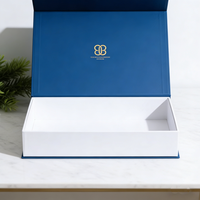 Boîte cadeau personnalisée haut de gamme en carton rigide recyclé avec doublure EVA, fermeture magnétique, emballage cosmétique biodégradable pour les ongles