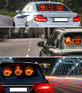 Feu Stop LED <span class=keywords><strong>de</strong></span> Voiture à Télécommande avec Geste du Majeur (Main Vierge) pour Avertissement <span class=keywords><strong>de</strong></span> Colère Routière - Product Image 2
