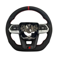 Volant en cuir pleine fleur pour Toyota Hilux Vigo Revo Land Cruiser Prado F70 LC300, accessoires intérieurs, mise à niveau