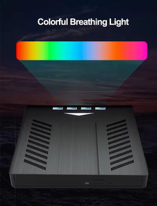 Grabadora de CD Portátil y Multifuncional 7 en 1 Personalizable, Unidad Óptica Externa USB, Reproductor de DVD, Lector de Tarjetas - Product Image 3