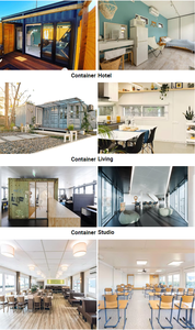 Sinoy prefabrik çelik iki kat kargo konteyneri ev fiyat kasırga dayanıklı prefabrik ev konteyner ev 40Ft 20FT - Product Image 6