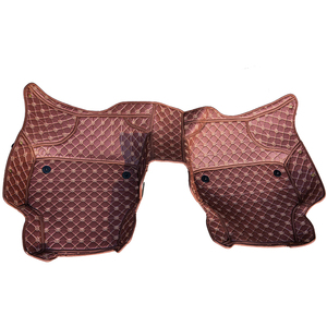 Revêtement de sol antidérapant de qualité supérieure pour voiture, élégant, imperméable, en cuir PU 5D, ensemble complet de tapis de sol pour VW/<span class=keywords><strong>Nissan</strong></span> - Product Image 4