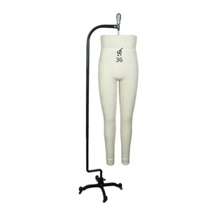 Maniquí de Fibra de Vidrio para Exhibición de Productos en Tiendas, Maniquí de Moda para Trajes de Hombre, Maniquí de Costura con Piernas Ajustables - Product Image 1