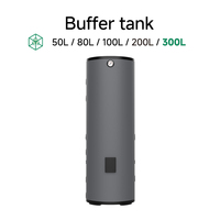 Meilleure Vente : Réservoir de Stockage d'Eau Chaude Électrique en Acier Inoxydable 100L-500L avec Chauffage 2-3kW pour Pompe à Chaleur Air-Eau