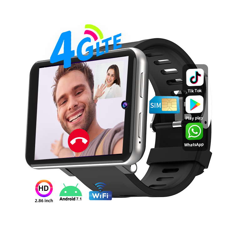 DM100 Android Smartwatch - 2.86 Inch IPS Touch Screen