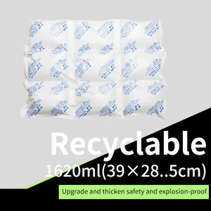 Besar 9-sel dingin Gel pak berbasis air Freezer terisolasi untuk pengiriman makanan dapat digunakan kembali rendam Pad - Product Image 5