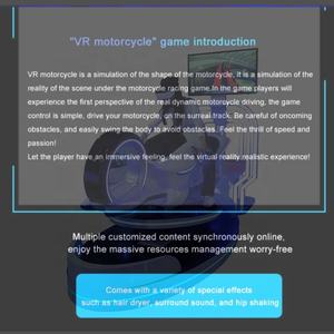 Simulador de Motocicleta, Simulador de Conducción de Carreras, Cabina de Simulación, Máquina de Juegos de Arcade, Ciclismo VR, Motocicleta, Niños y Adultos - Product Image 5
