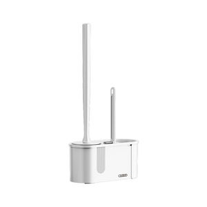 ที่ใส่แปรงขัดห้องน้ำชูซีสีครีมขาว ทรงสี่เหลี่ยมเรียบง่าย ทำความสะอาดง่าย ชุดแปรงทนทาน - Product Image 3