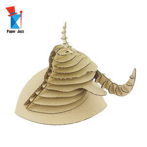 Rompecabezas 3D <span class=keywords><strong>de</strong></span> Cabeza <span class=keywords><strong>de</strong></span> Toro Corrugado: Desarrollo STEAM para Niños, Manualidades - Product Image 5