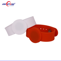 Bracelet en silicone RFID classique 13,56 MHz 1k anti-sabotage pour les prisons et l'accès de sécurité